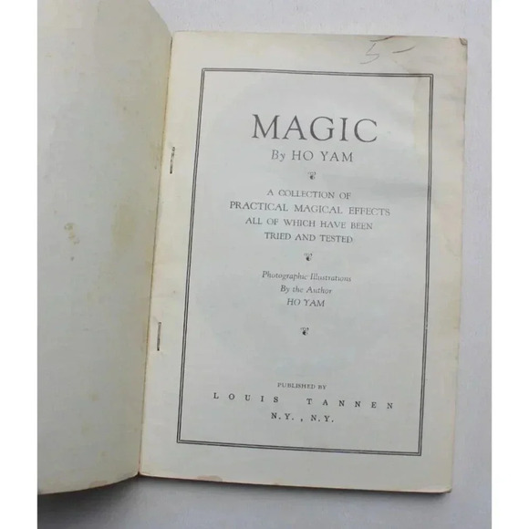 Vintage Magic Book - Magic by Hoyam by William Mayoh Tricks - Picture 3 of 4